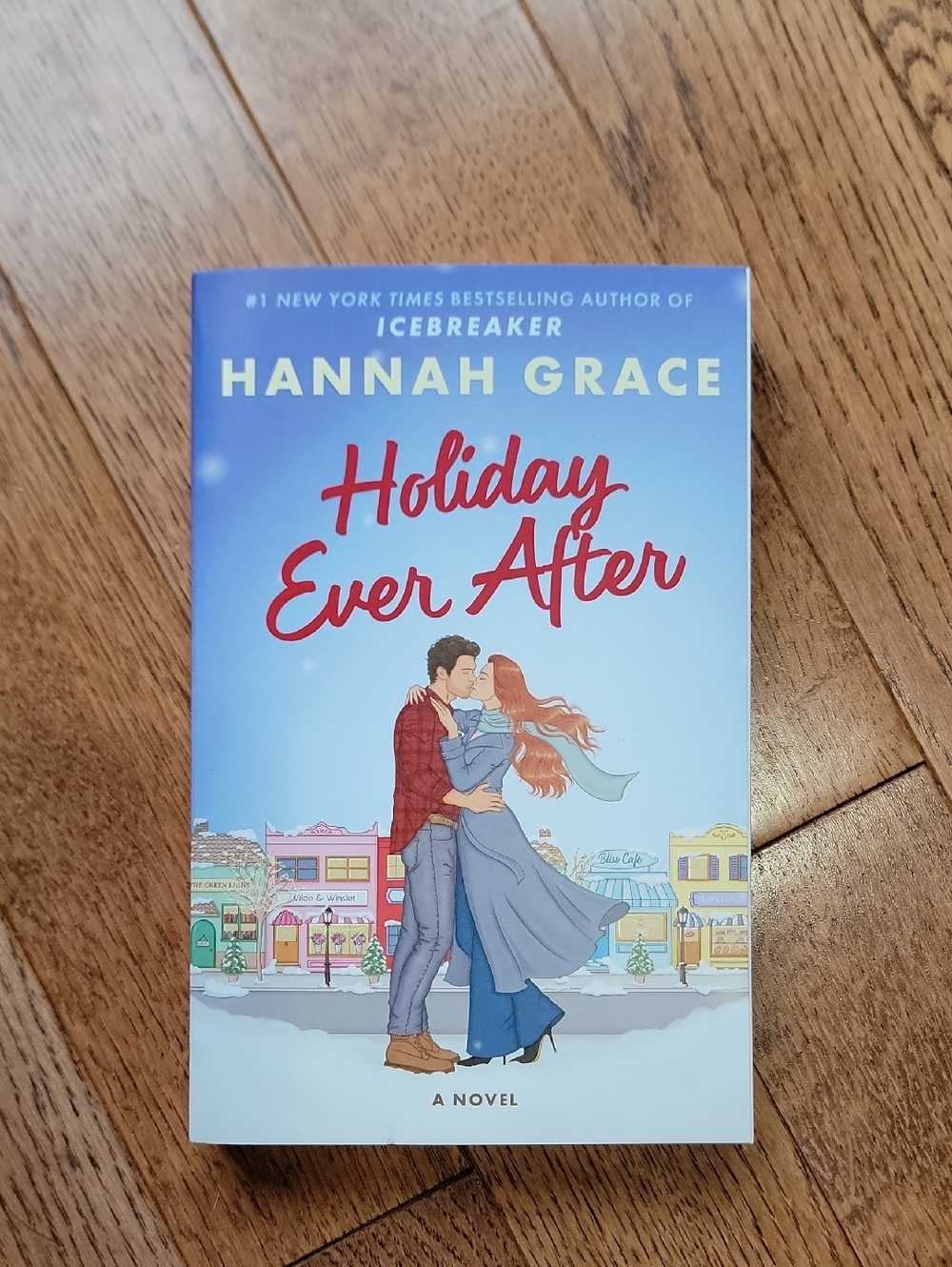 Anna Grace Holiday Ever After — Blue with Red Accents